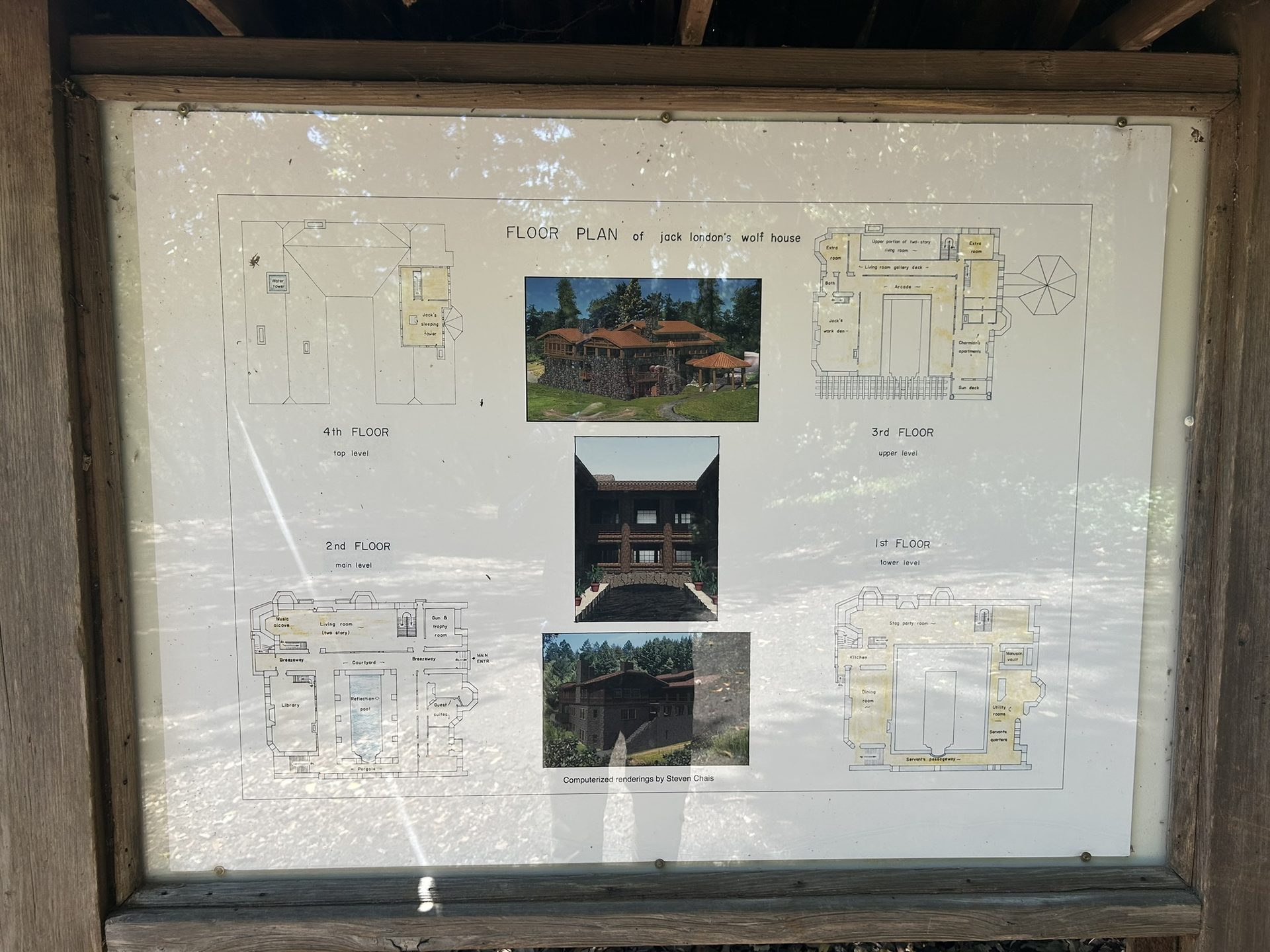 Wolf House floor plan display